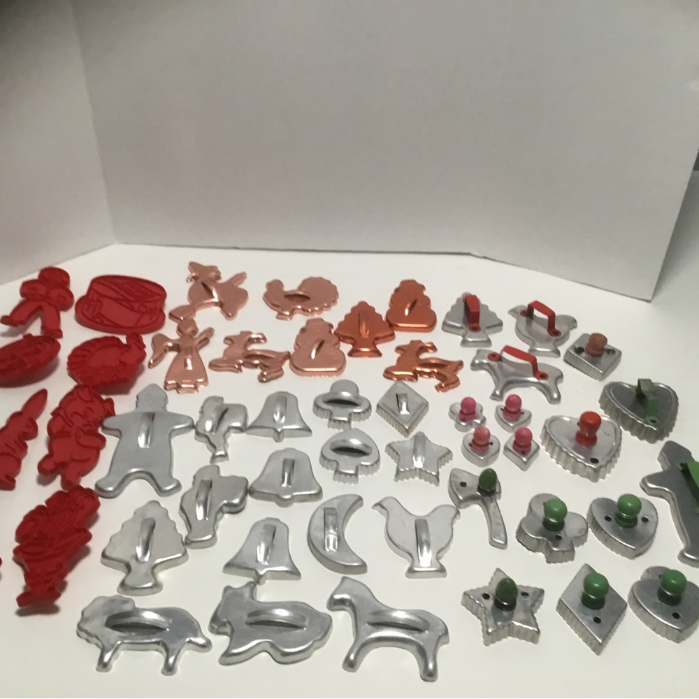 Vintage cookie cutter lot of 49